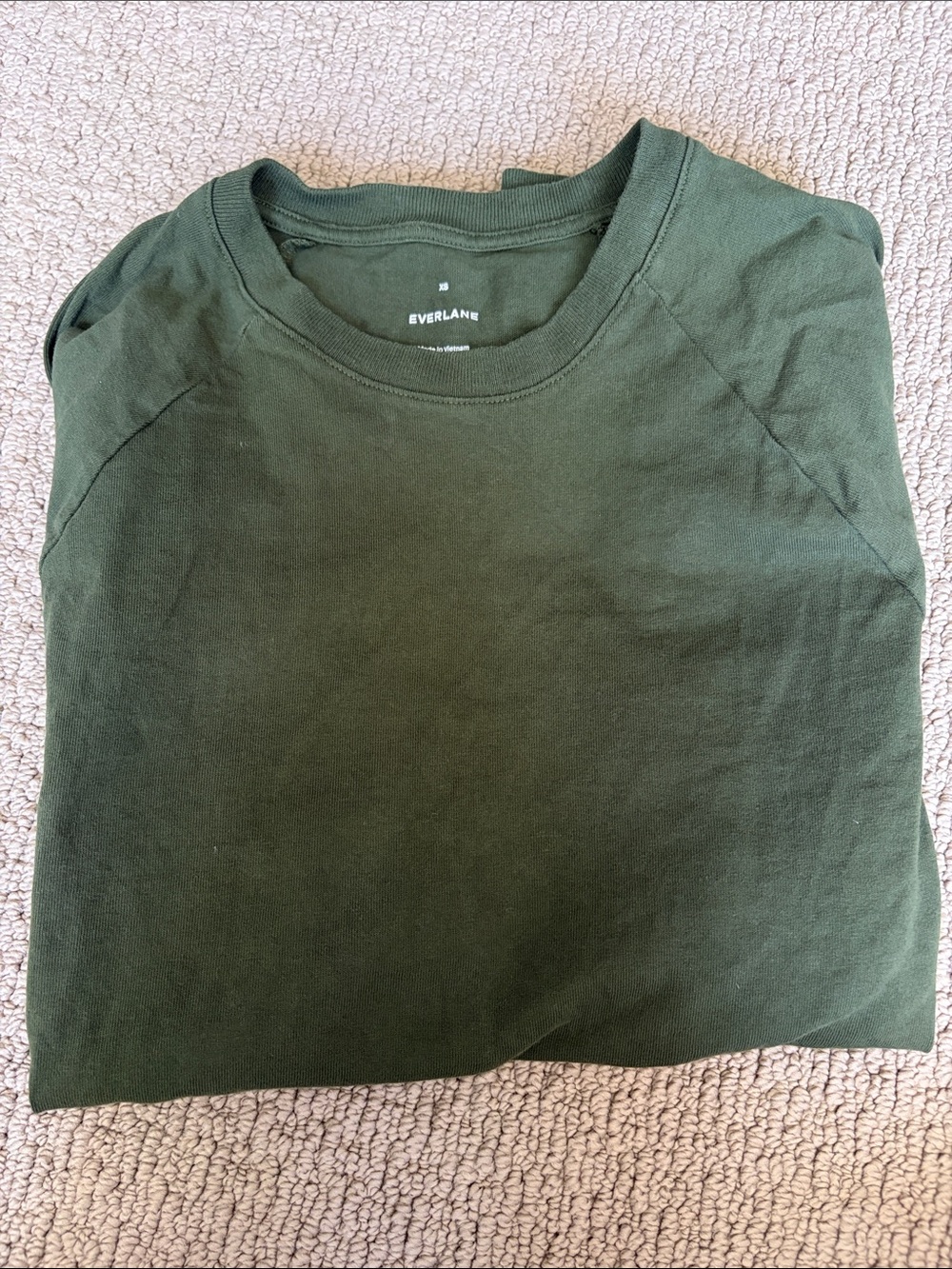Everlane Dark Green 100% cotton shirt